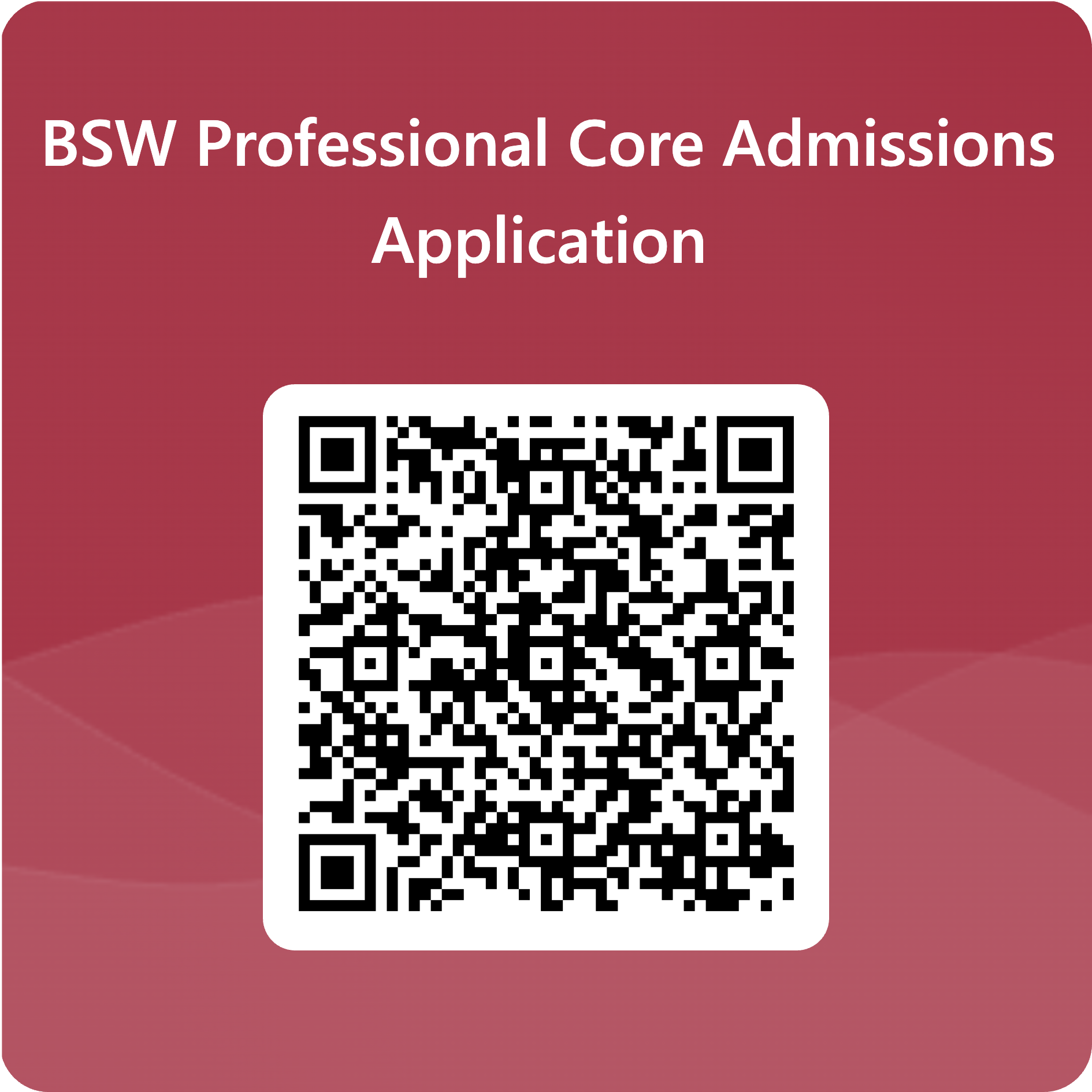 QR Code BSW Professional Core App